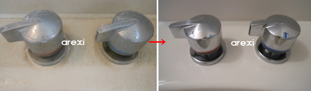 プッシュ水栓
